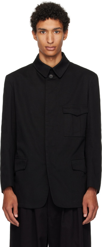Photo: Y's For Men Black Military Jacket