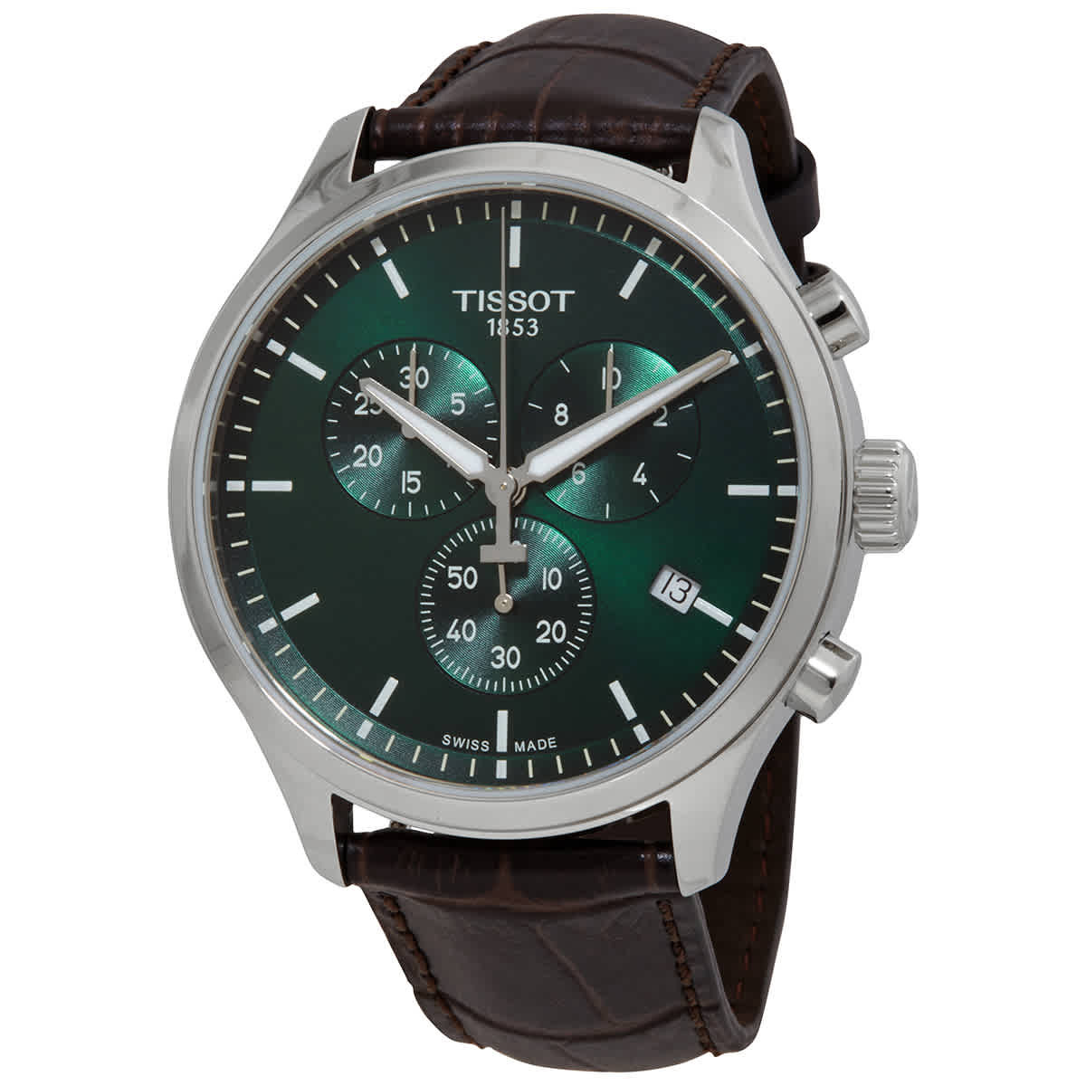Tissot T-Sport Chronograph Quartz Green Dial Mens Watch T116.617.16.091.00