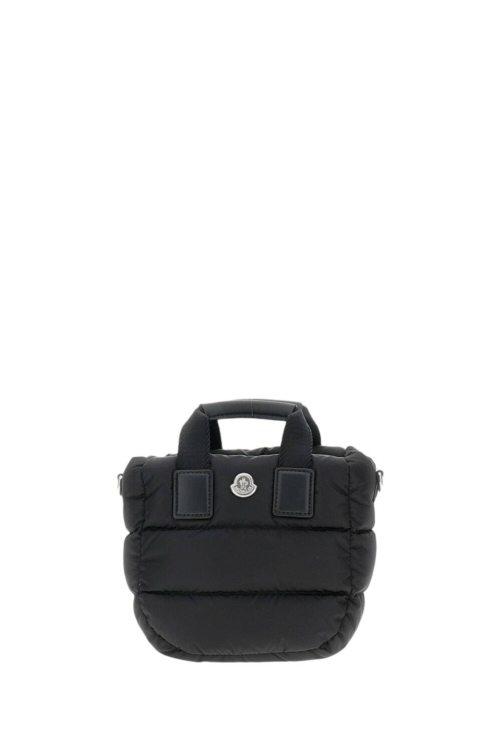 Moncler Women's Legere Logo Strap Zip Tote Bag in Black Moncler