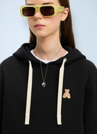 Palm Angels Logo Motif Hooded Sweatshirt