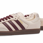 Adidas Women's Samba OG W in Wonder White/Maroon/Putty Grey