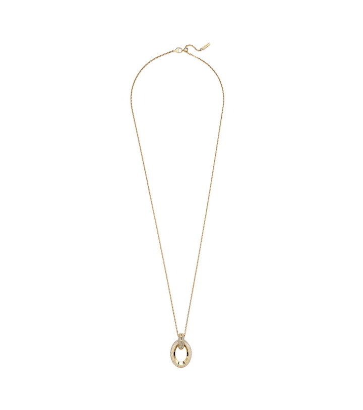 Photo: Messika Groove 18kt gold pendant necklace with diamonds