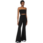 Victor Glemaud Black Knit Wool Tube Top