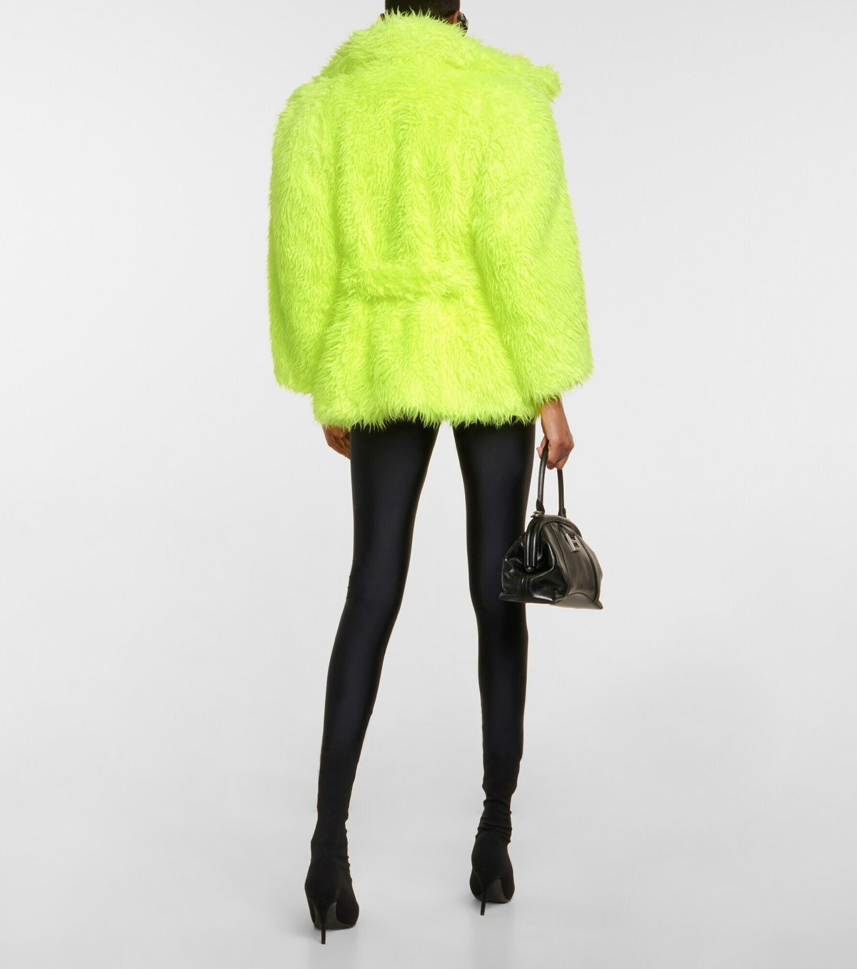 balenciaga jacket fur