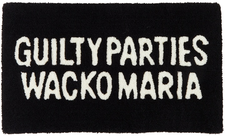 Photo: WACKO MARIA Black Logo Mat