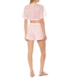 Alexandra Miro Sandy printed cotton crop top