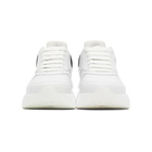 Alexander McQueen White and Black Oversized Runner Sneakers