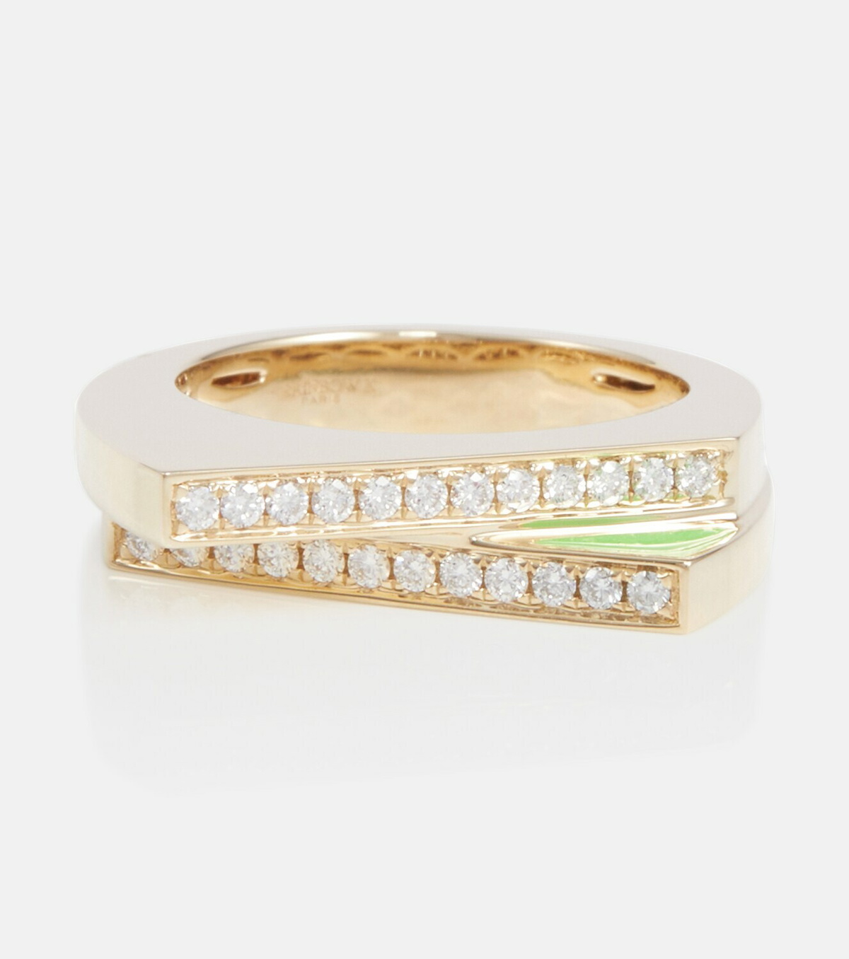 指輪・リング Rainbow K Handcuff Double Ring - Yellow - 9K Gold Handcuff Double Ring - Rainbow K - Yellow - 9K Gold