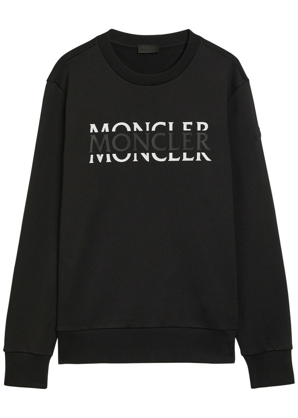 Photo: Moncler Logo-print Cotton Sweatshirt Black