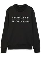 Moncler Logo-print Cotton Sweatshirt Black