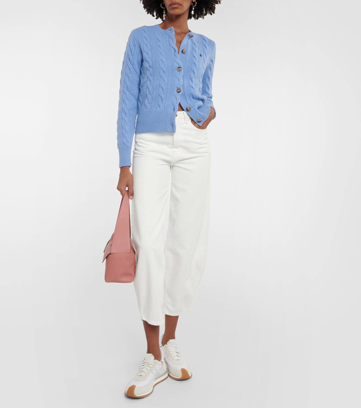 Polo Ralph Lauren Cable-knit wool and cashmere cardigan