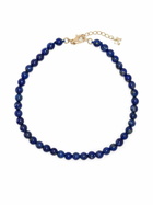 Mateo 14K Yellow Gold Lapis Beaded Bracelet