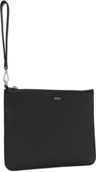 BOSS Black Leather Pouch