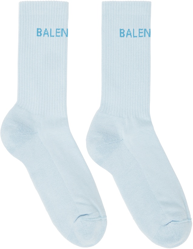 Photo: Balenciaga Blue Tennis Socks
