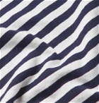 Velva Sheen - Striped Cotton-Jersey T-Shirt - Blue