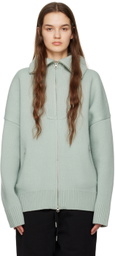 Trunk Project SSENSE Exclusive Green Sailor Collar Sweater