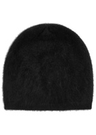 Lisa Yang Brushed Cashmere Beanie - Black - One Size