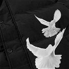 3.Paradis Men's Freedom Birds MA 1 Bomber Jacket in Black