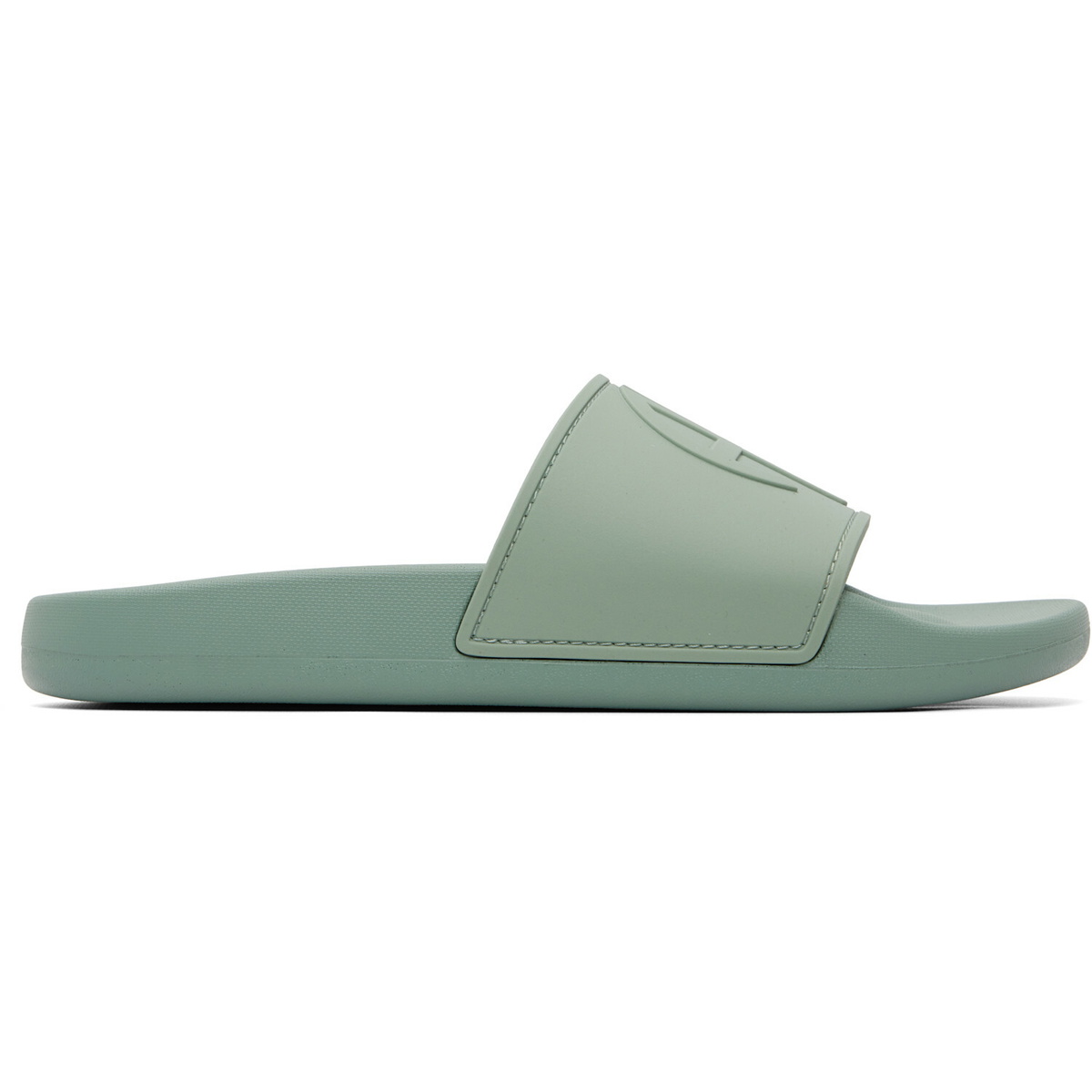 ANINE BING Green Isla Slides