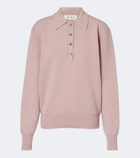 Róhe Knitted wool-blend polo sweater