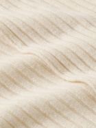 De Petrillo - Ribbed Merino Wool and Cashmere-Blend Scarf