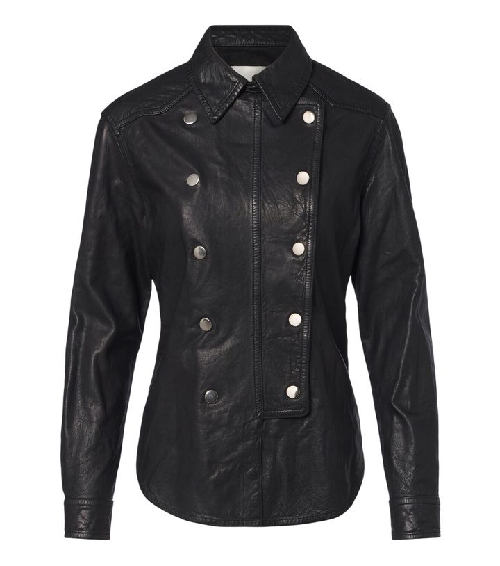 Photo: Isabel Marant Valdy leather shirt