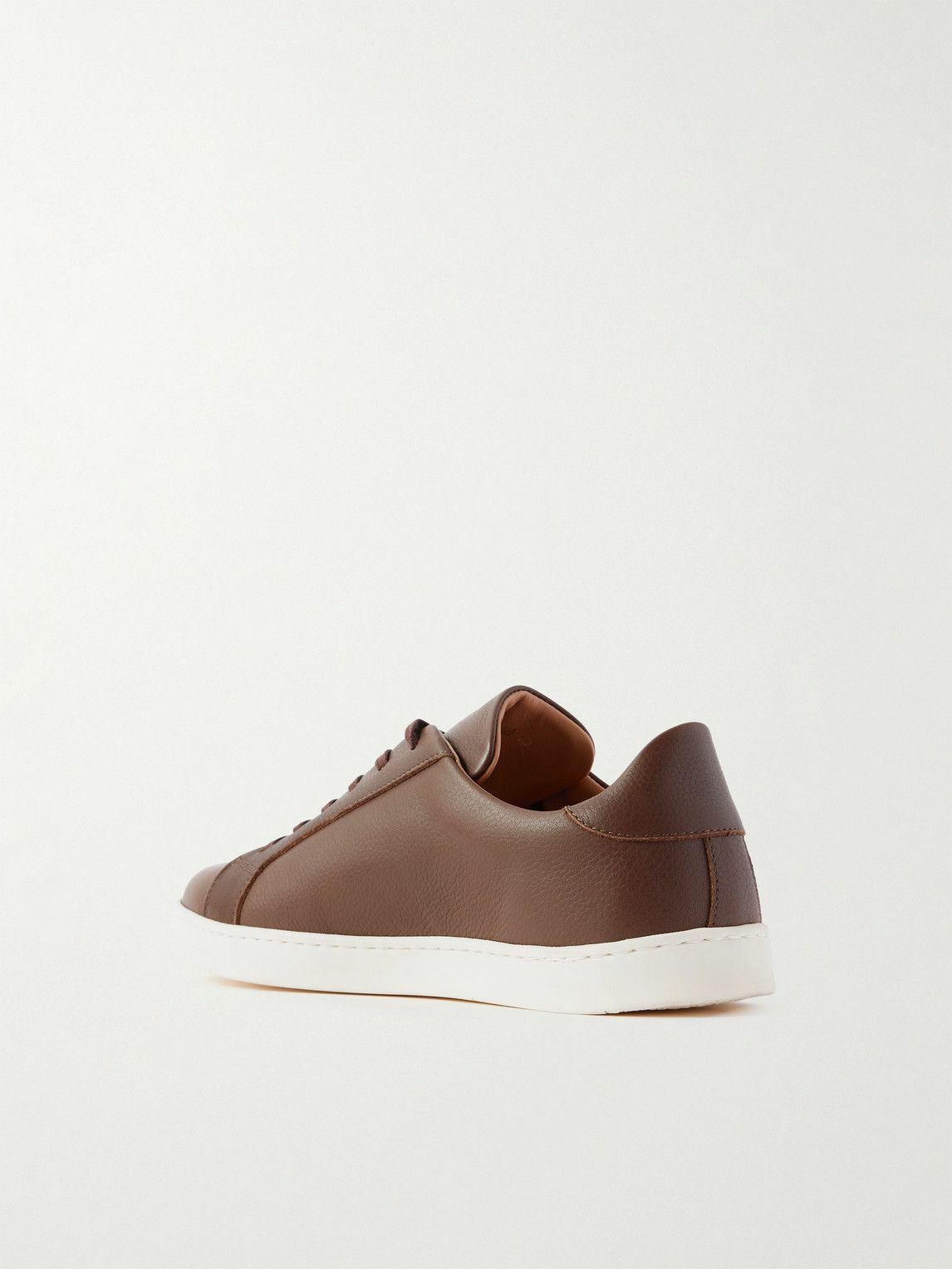 George Cleverley - Jack III Leather Sneakers - Brown