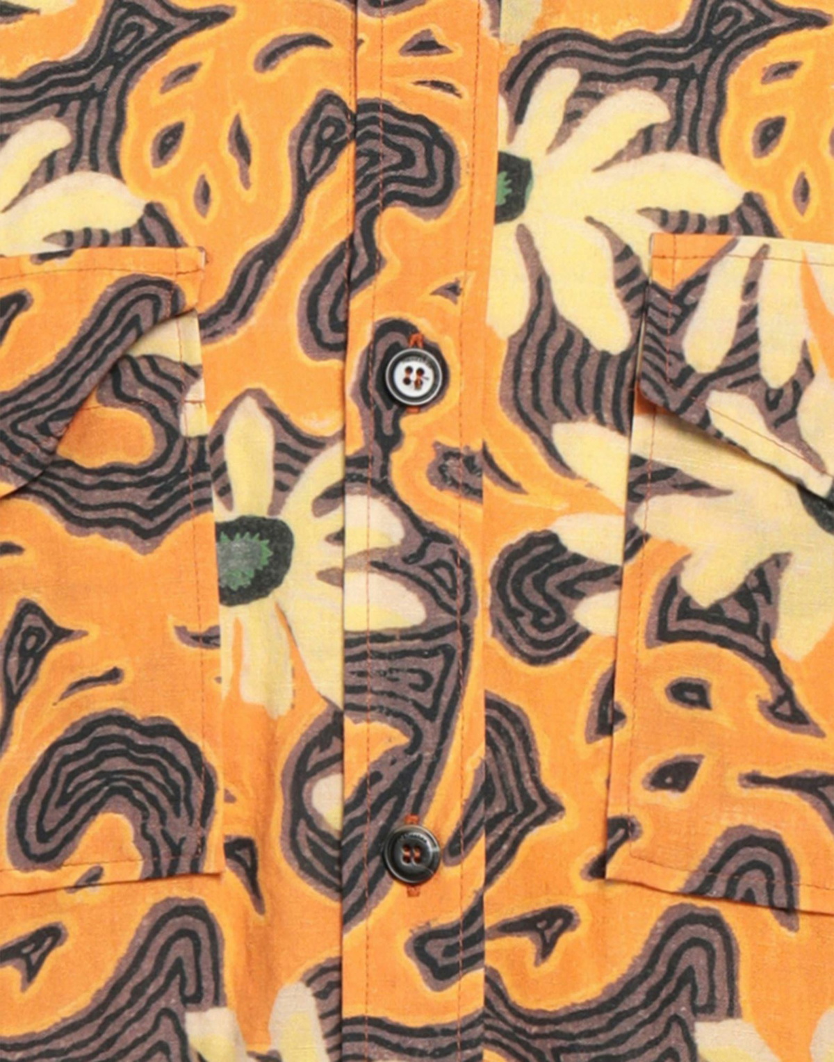 Nanushka Mens Shirt in Orange