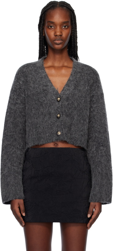 Photo: Nanushka Gray Henny Cardigan