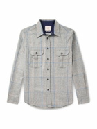 Portuguese Flannel - Fixon Checked Wool Overshirt - Gray