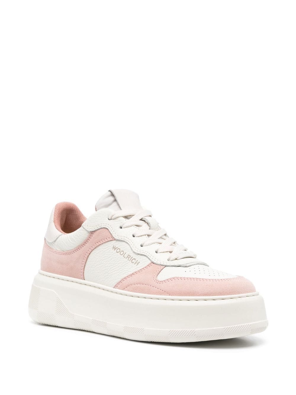 WOOLRICH - Suede Cupsole Chunky Sneakers Woolrich