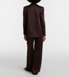 Max Mara Elegante satin wide-leg pants