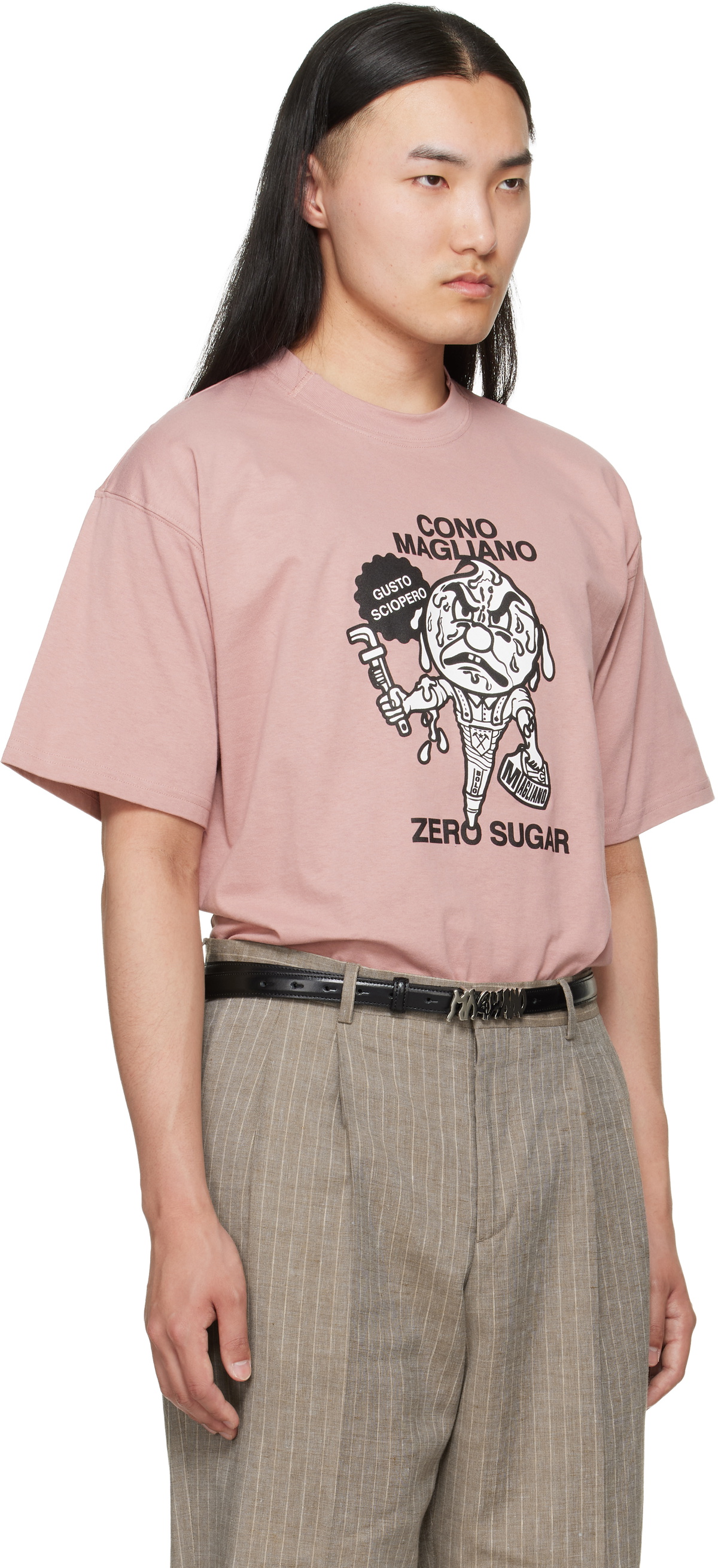 Magliano Pink 'Gusto Sciopero' T-shirt