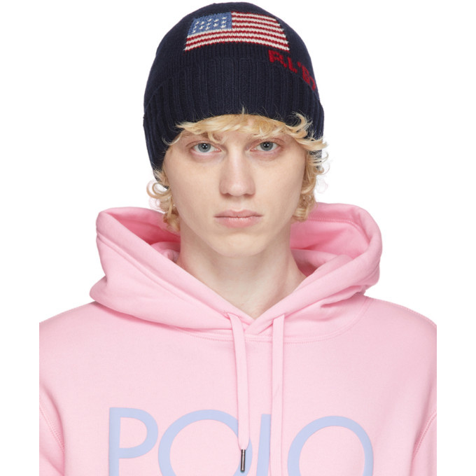 Photo: Polo Ralph Lauren Navy Flag Beanie