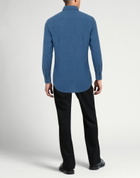 Finamore 1925 Mens Shirt in Blue