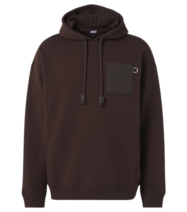 Photo: Loewe Anagram cotton jersey hoodie