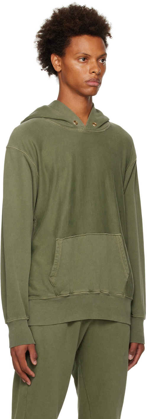 Les Tien Green Heavyweight Hoodie Les Tien