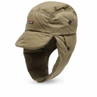 Nanga Men's Takibi Ripstop Down Ear Flap Cap in Khaki