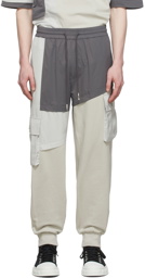 Feng Chen Wang Grey Patch Cargo Pants