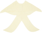 Recto Yellow Curved Collar Scarf
