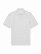 Brunello Cucinelli - Slim-Fit Cotton Polo Shirt - Gray