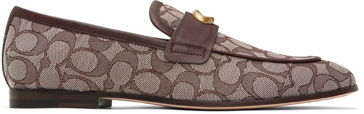 Photo: Coach 1941 Brown Sculpted Loafers