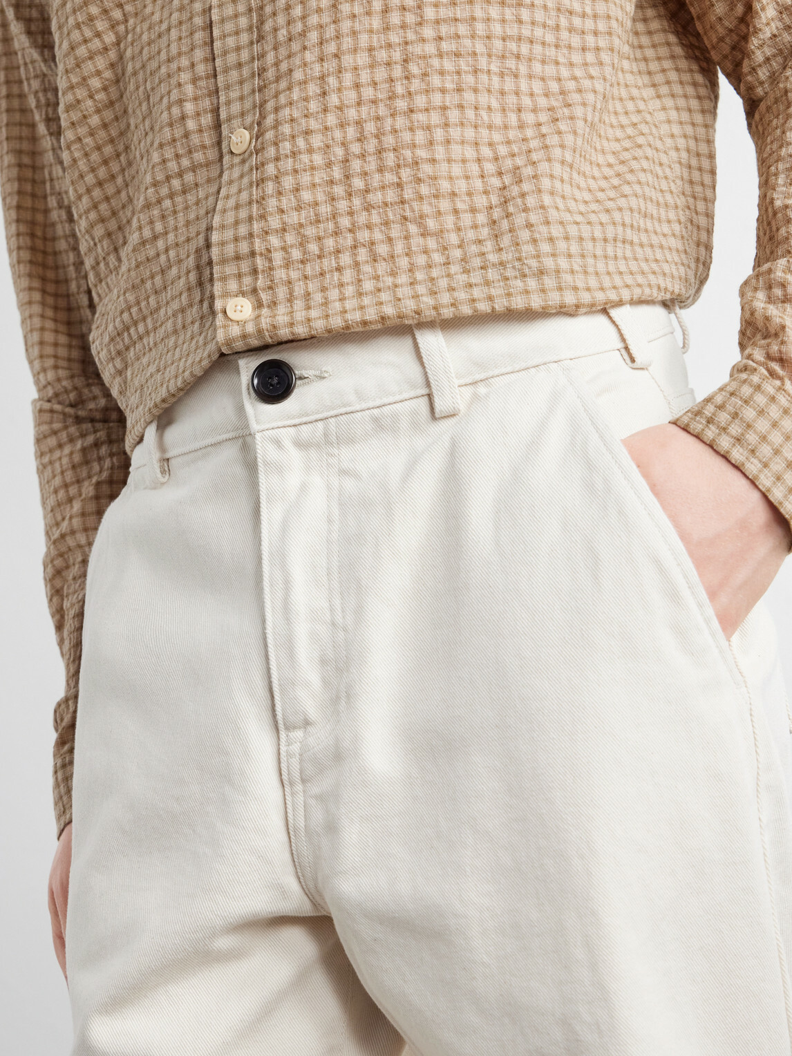 Oliver Spencer - Straight-Leg Organic Cotton-Twill Trousers - Neutrals