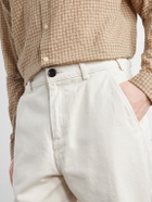 Oliver Spencer - Straight-Leg Organic Cotton-Twill Trousers - Neutrals