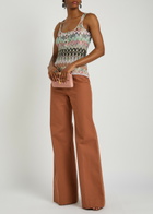 Missoni Patterned Metallic-knit Tank top Multicoloured 1