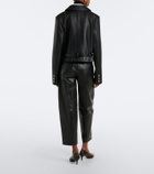 Altuzarra Bix leather tapered pants