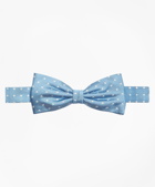 Brooks Brothers Boys Dot Pre-Tied Bow Tie | Blue