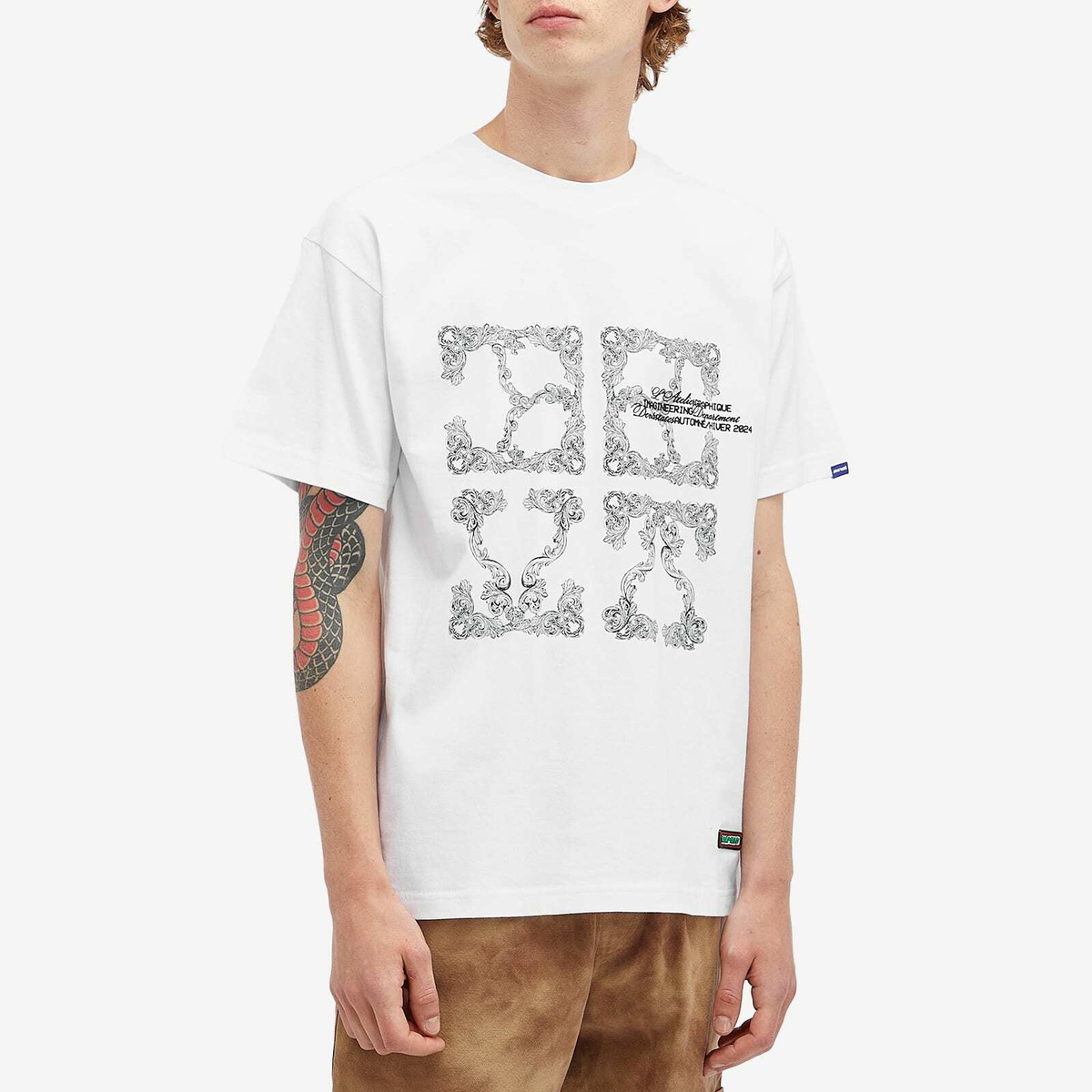 Deva States Men's Cartouche T-Shirt in White