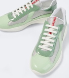 Prada Prada America's Cup leather-trimmed sneakers
