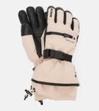 Moncler Leather-trimmed ski gloves